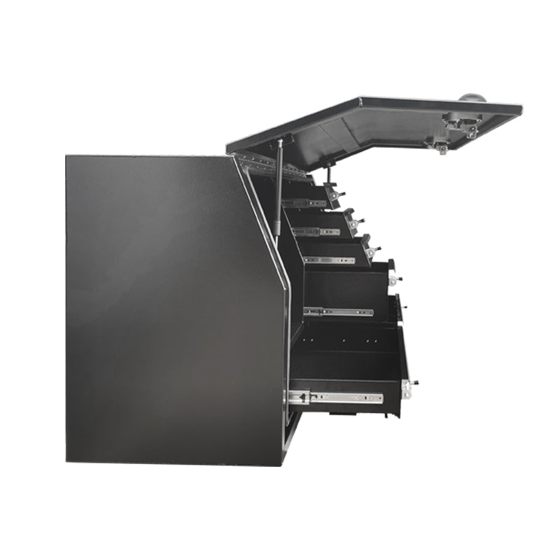 FULL OPEN TOOLBOX WITH DRAWERS